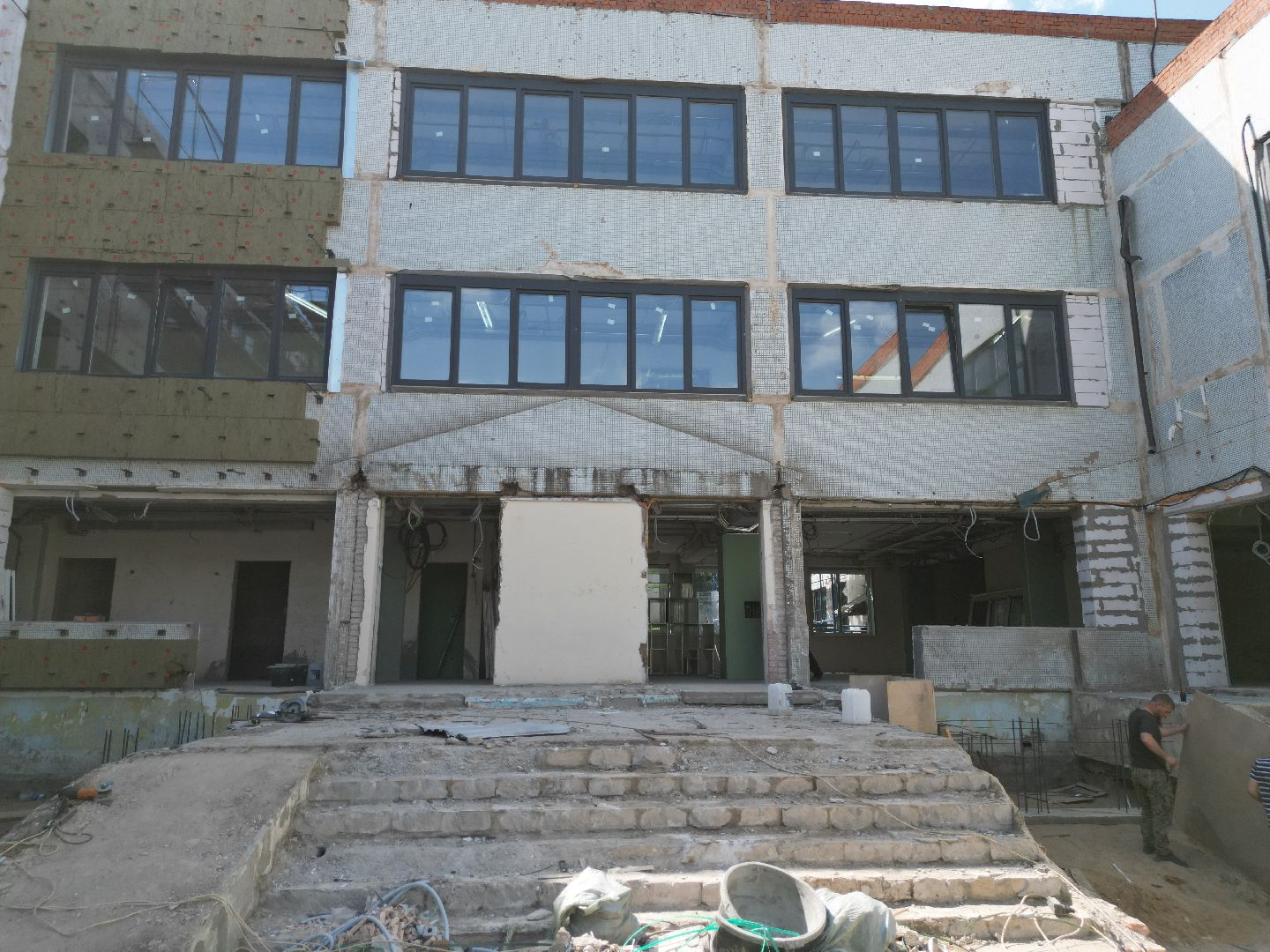 видео с коптера, ремонт лицея в истре, образование в истре,