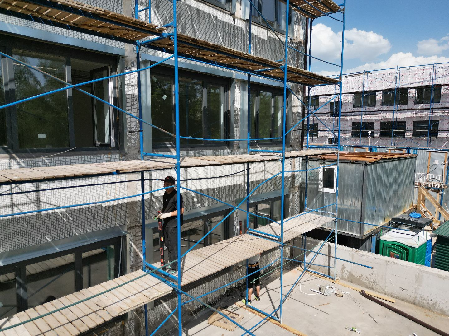 видео с коптера, ремонт лицея в истре, образование в истре,