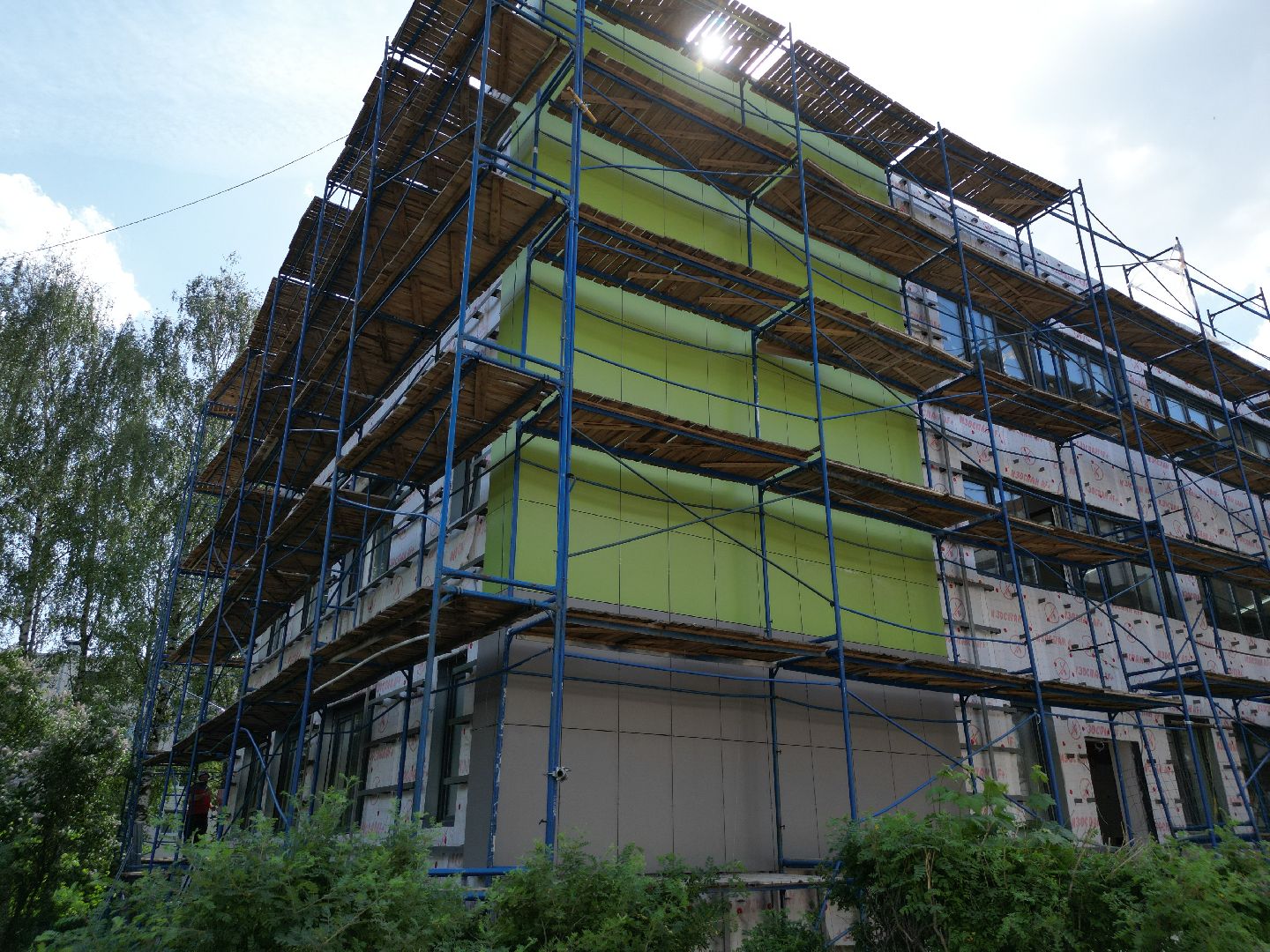 видео с коптера, ремонт лицея в истре, образование в истре,