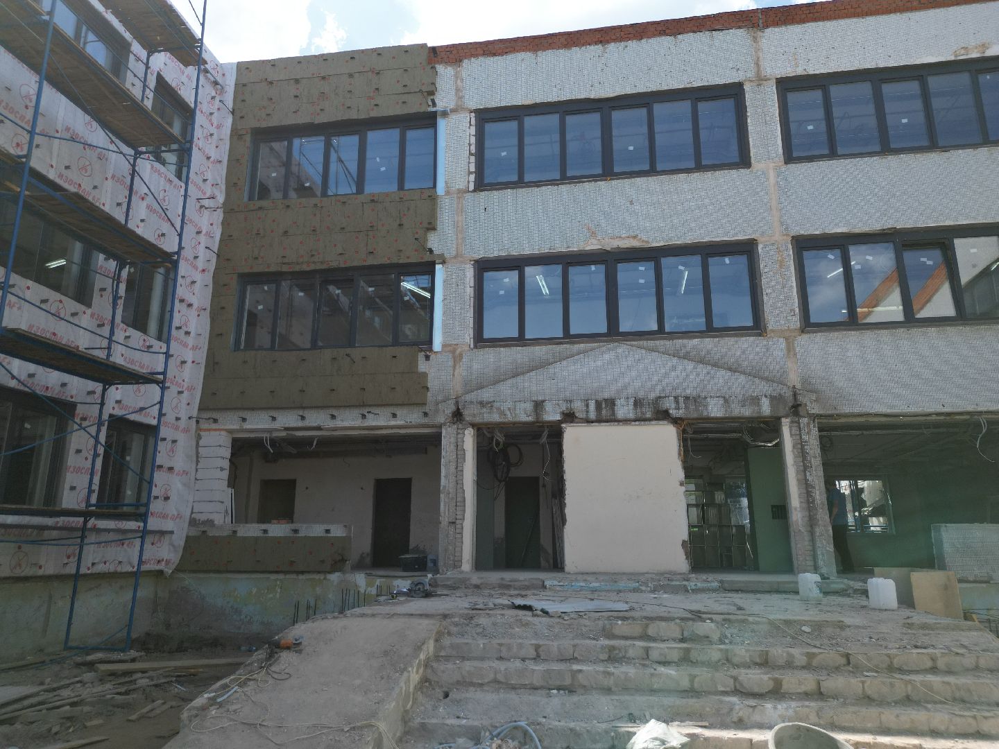 видео с коптера, ремонт лицея в истре, образование в истре,