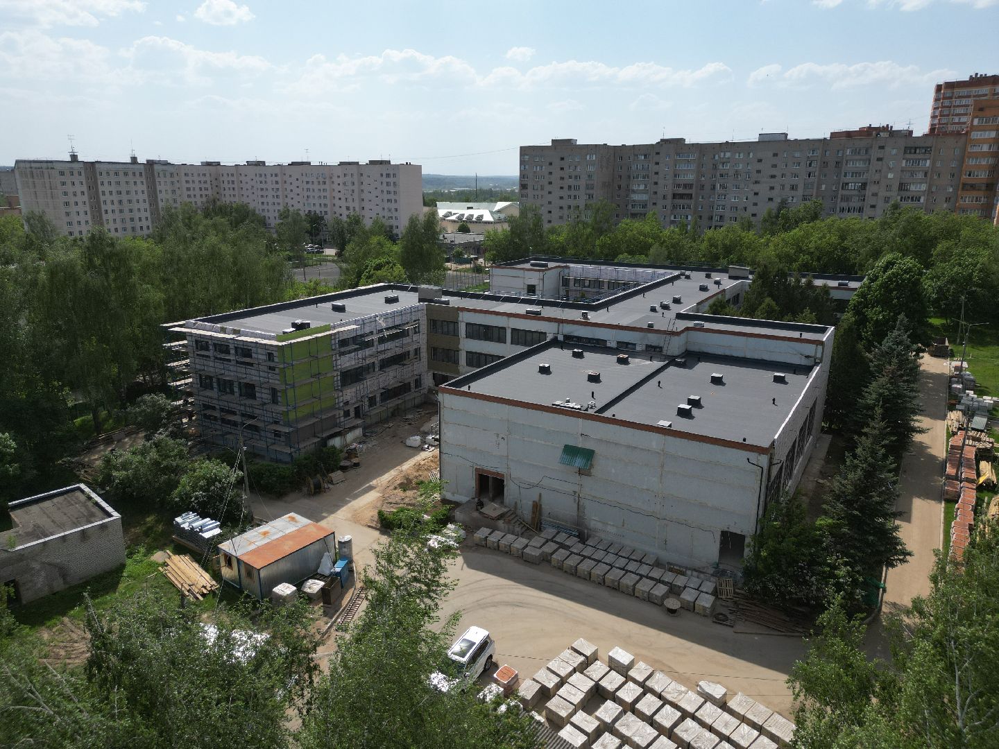 видео с коптера, ремонт лицея в истре, образование в истре,