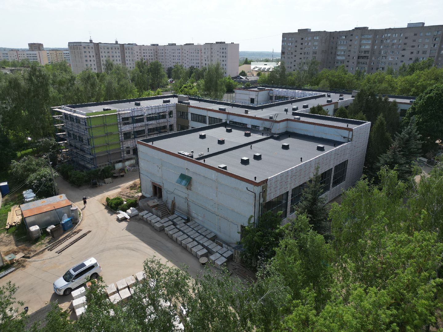 видео с коптера, ремонт лицея в истре, образование в истре,