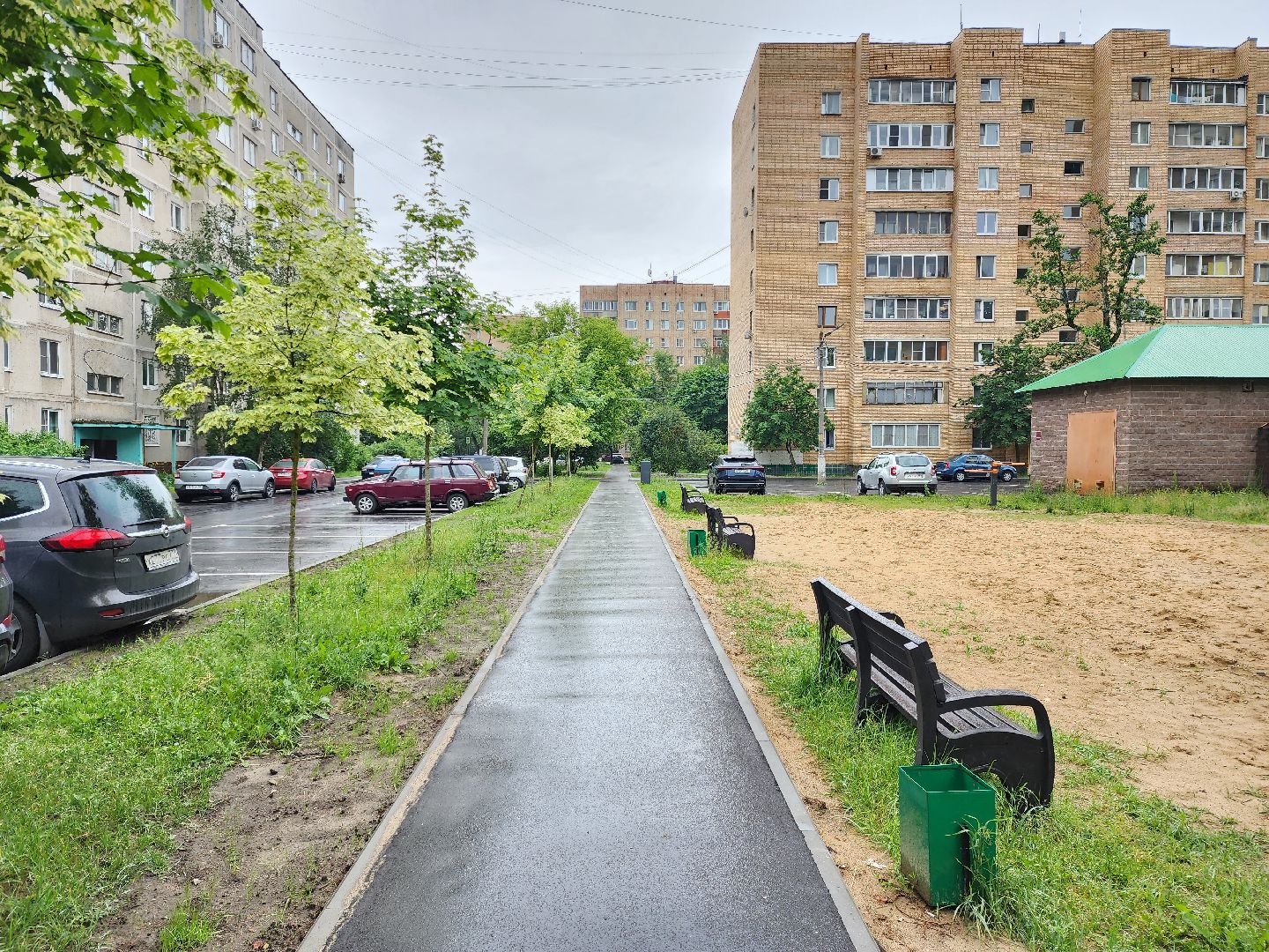 раменское, благоустройство, комплексное благоустройство дворов многоквартирных домов, коммунистическая 36-39,