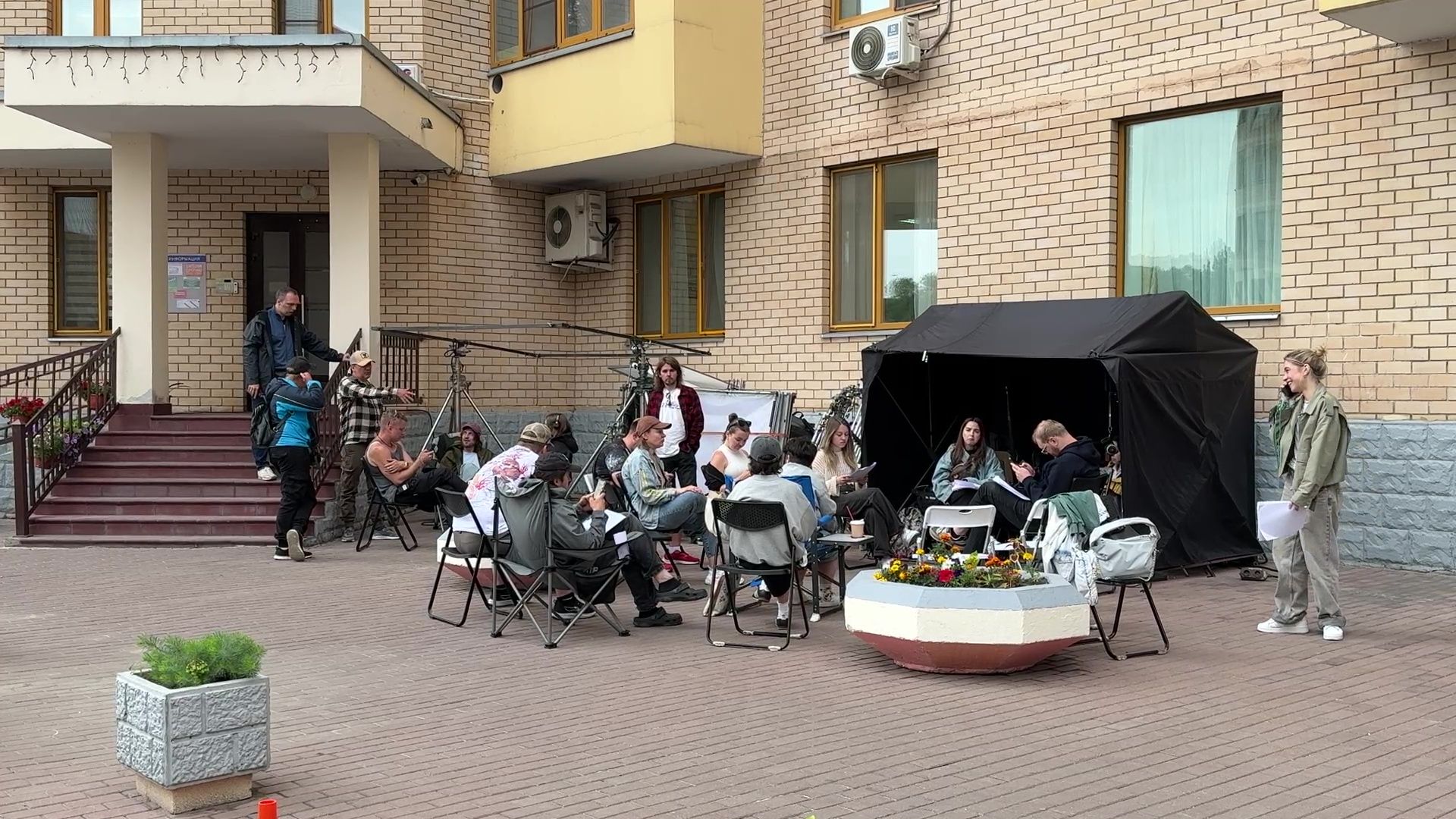 Реутов, съемки сериала, сашатаня, Андрей Гайдулян, Валентина Рубцова,