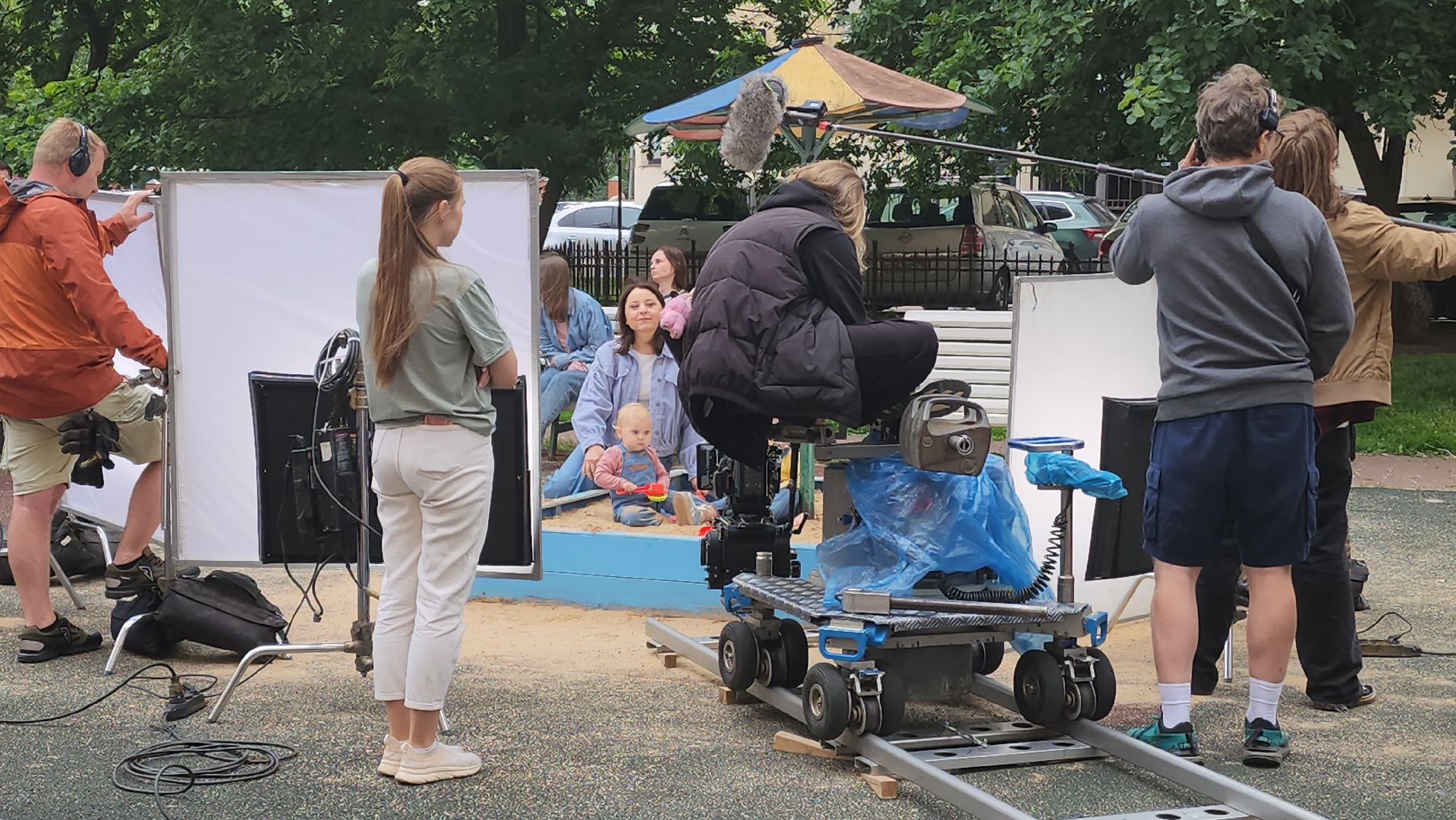 Реутов, съемки сериала, сашатаня, Андрей Гайдулян, Валентина Рубцова,