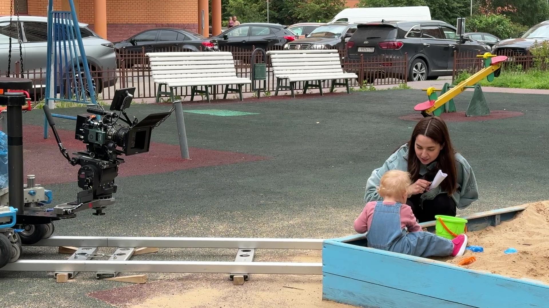 Реутов, съемки сериала, сашатаня, Андрей Гайдулян, Валентина Рубцова,