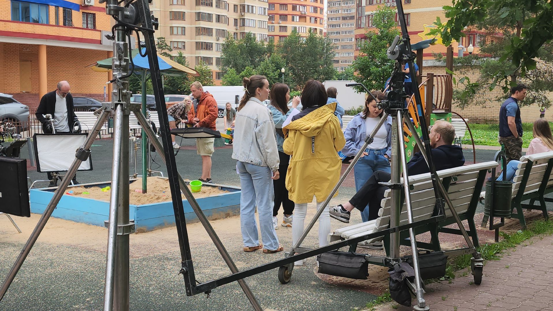 Реутов, съемки сериала, сашатаня, Андрей Гайдулян, Валентина Рубцова,