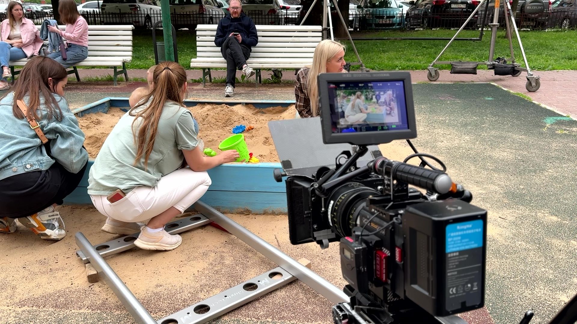 Реутов, съемки сериала, сашатаня, Андрей Гайдулян, Валентина Рубцова,