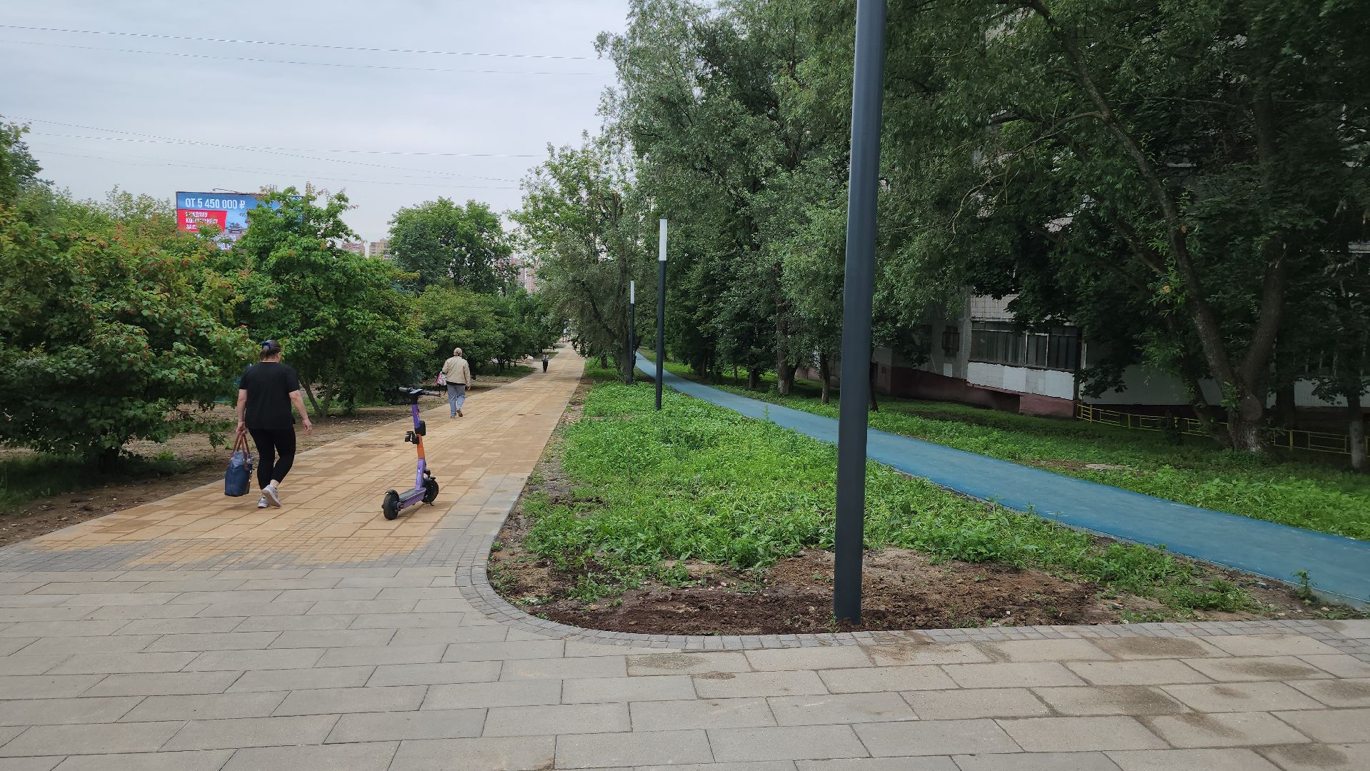 благоустройство сквера, Новые лавочки, щёлково, пролетарский проспект,