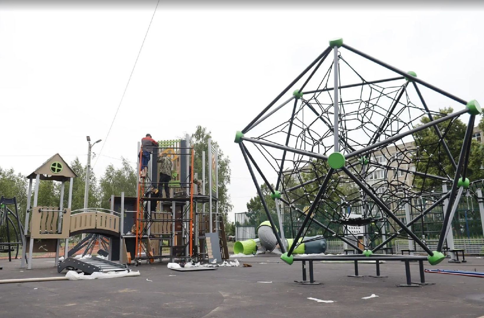 Зарайск , благоустройство 2025, детские площадки,