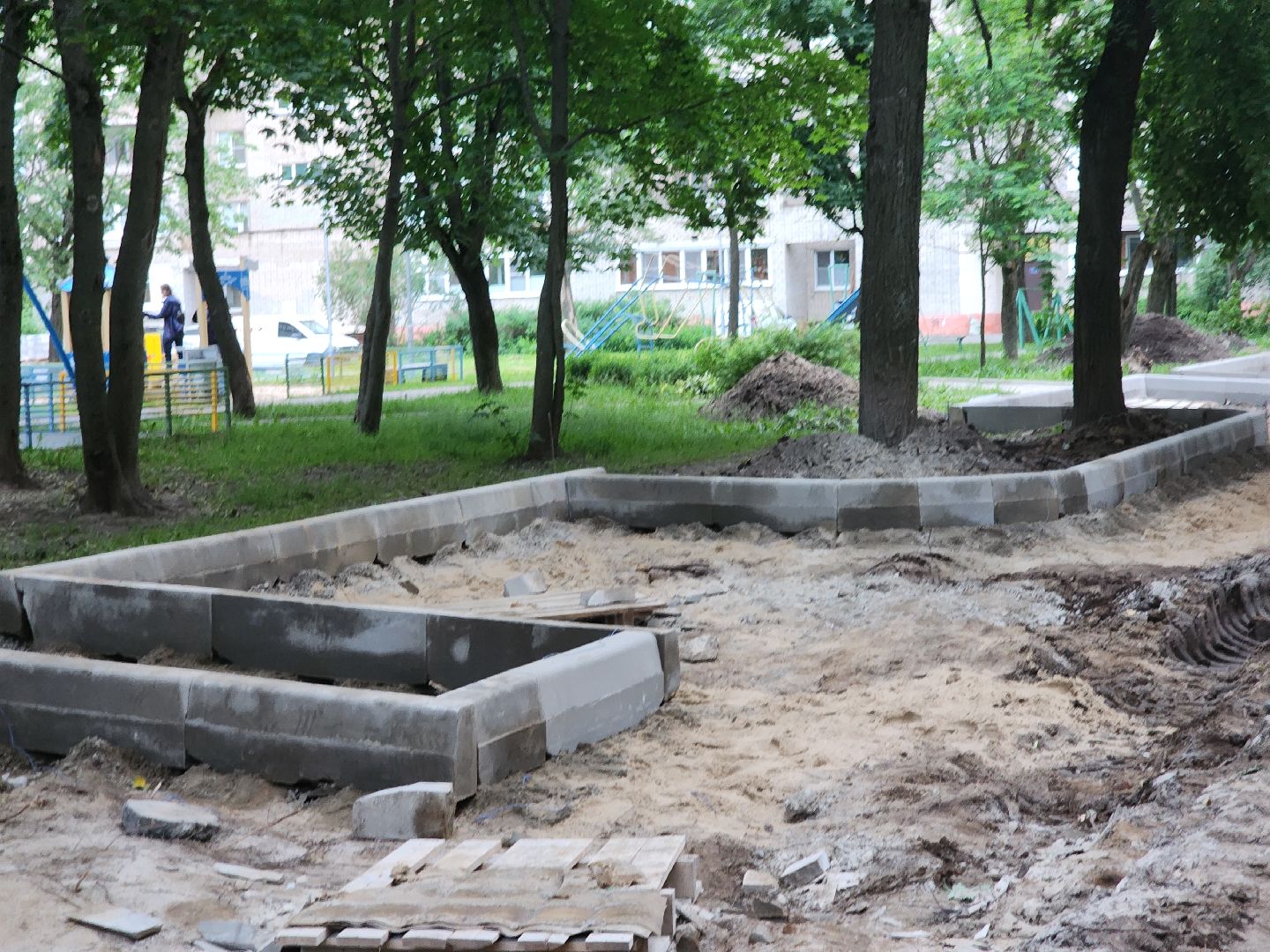 Черноголовка, Благоустройство, Ремонт дворов,