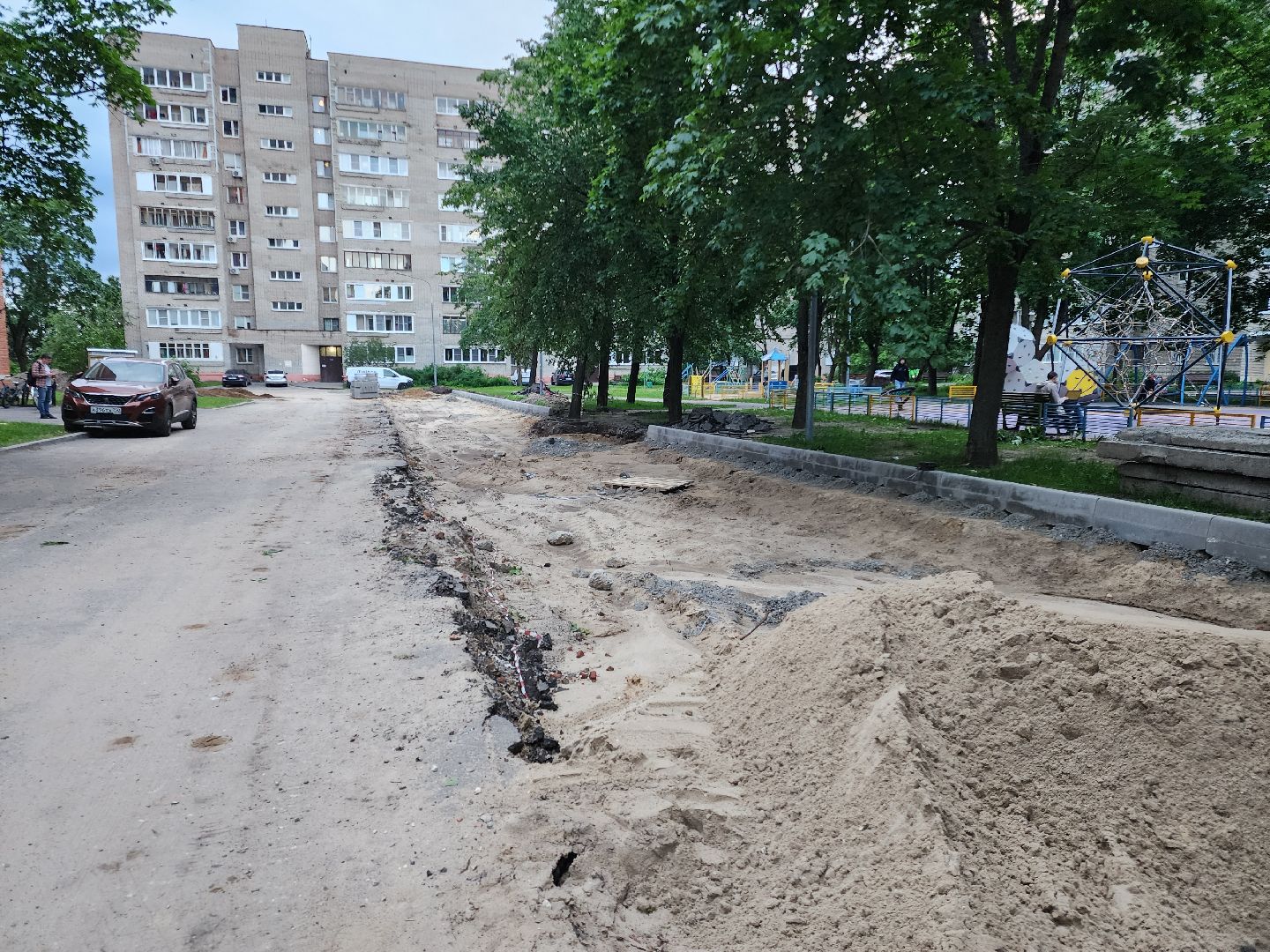 Черноголовка, Благоустройство, Ремонт дворов,