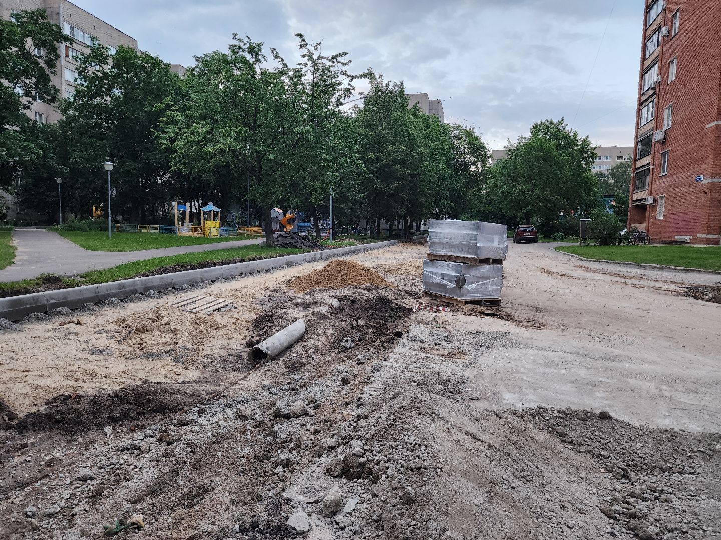 Черноголовка, Благоустройство, Ремонт дворов,