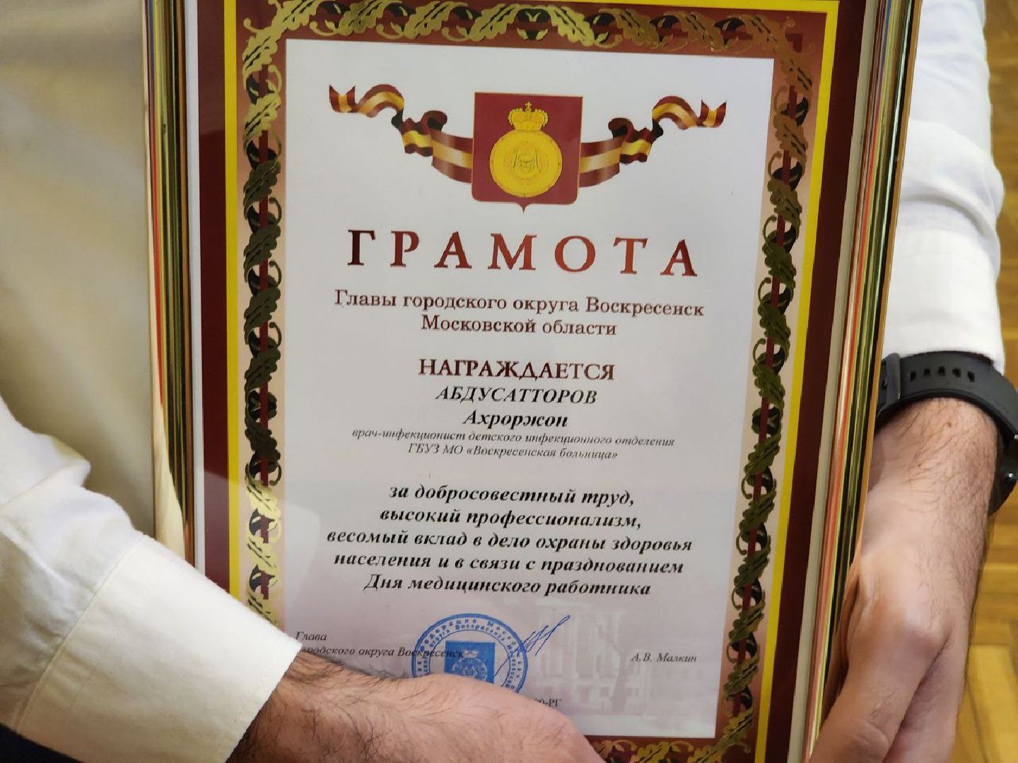 воскресенск, день медика, врачи, праздник,