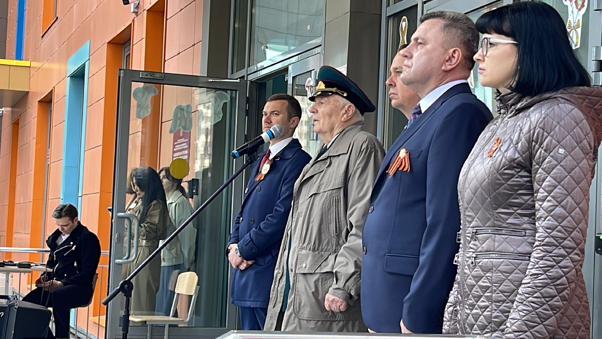 Одинцово, День Победы, бесссертный полк, школа, ветеран,