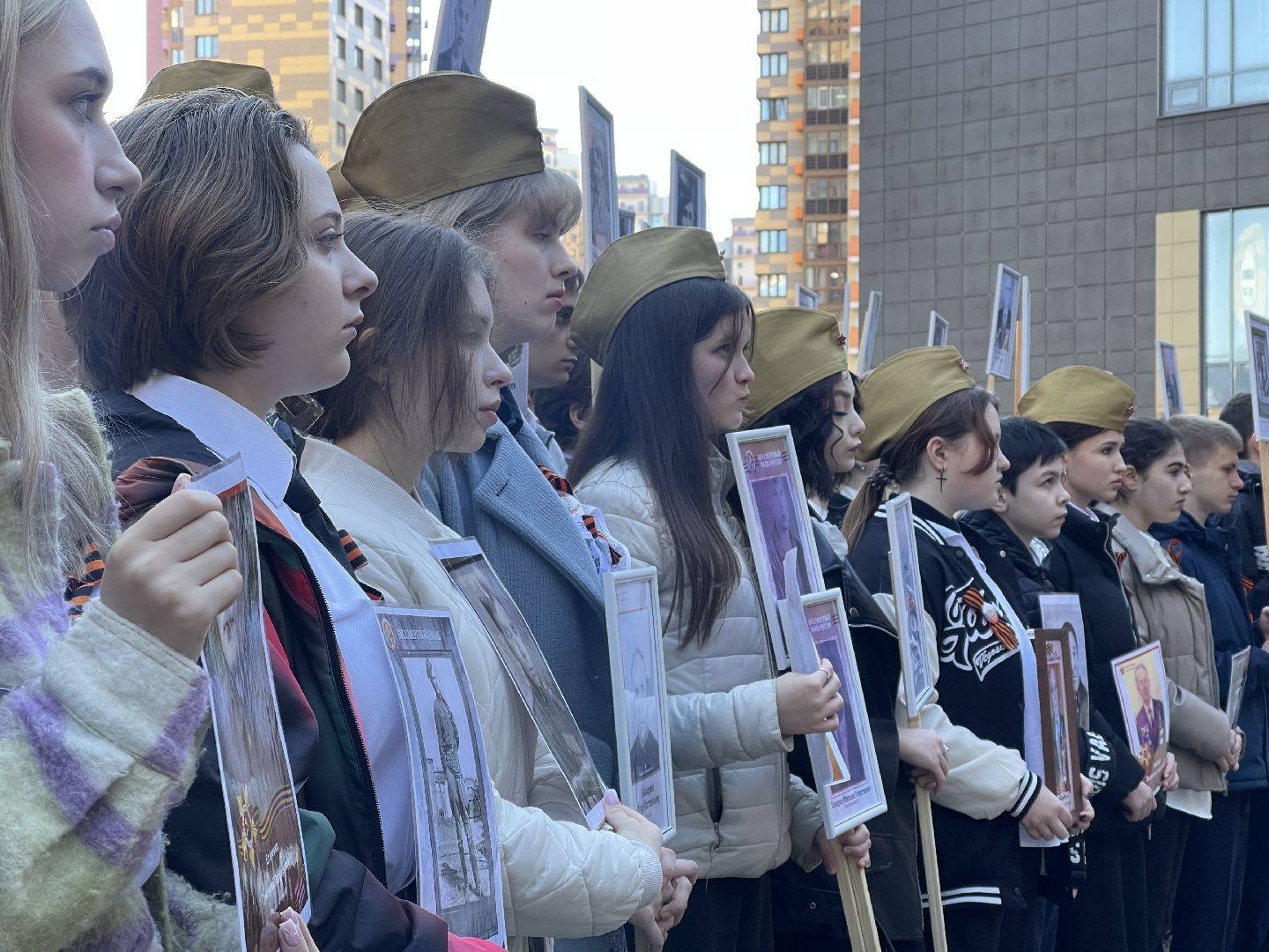 Одинцово, День Победы, бесссертный полк, школа, ветеран,