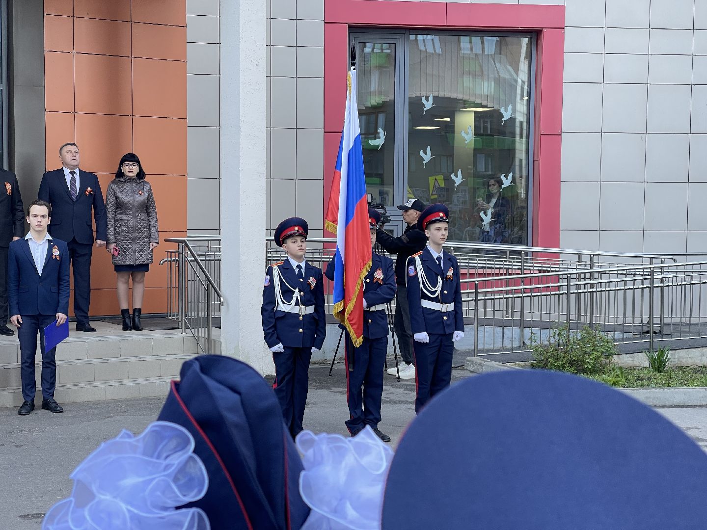 Одинцово, День Победы, бесссертный полк, школа, ветеран,