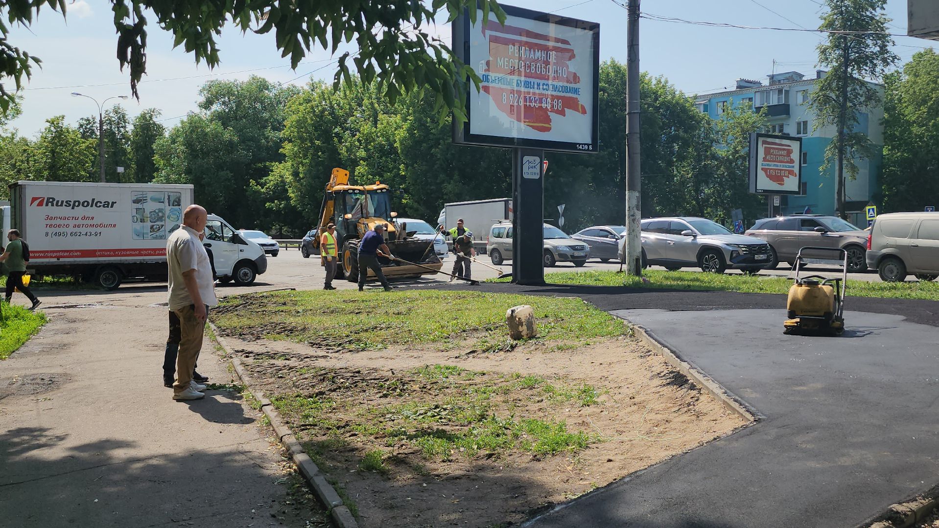 люберцы, подземный пешеходный переход, новый асфальт, ремонт тротуара,