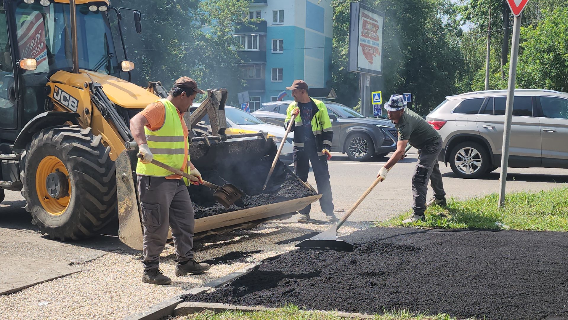 люберцы, подземный пешеходный переход, новый асфальт, ремонт тротуара,