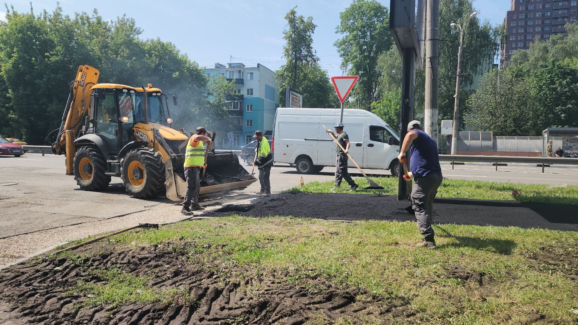 люберцы, подземный пешеходный переход, новый асфальт, ремонт тротуара,
