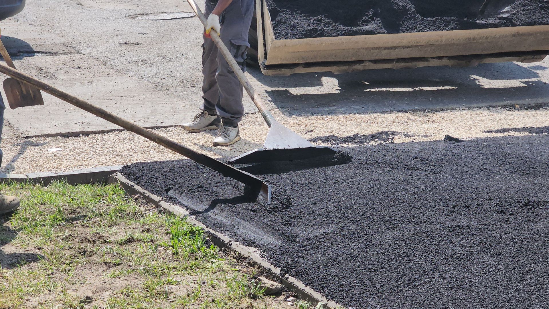 люберцы, подземный пешеходный переход, новый асфальт, ремонт тротуара,