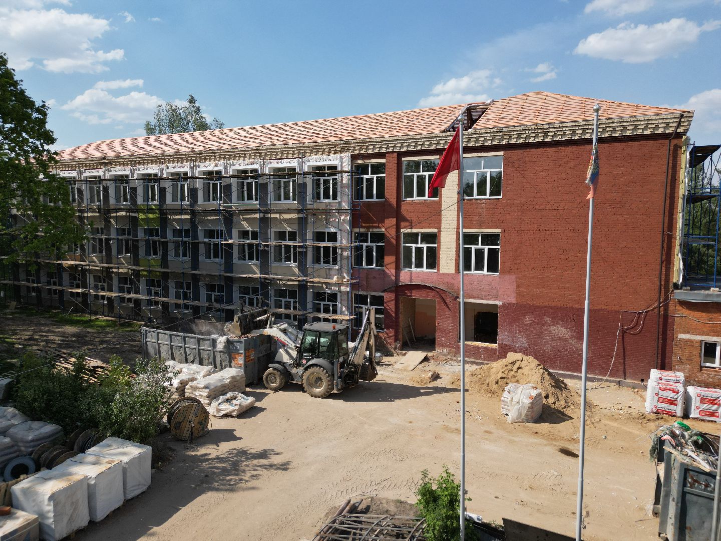 Дедовская школа , видео с коптера, образование в истре,