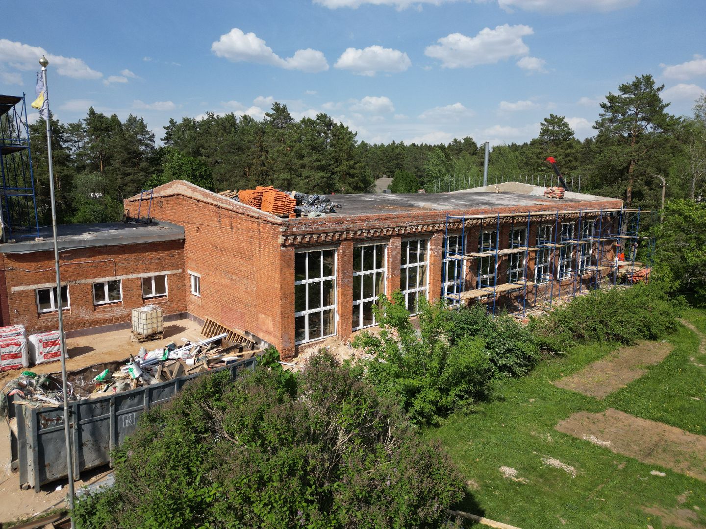 Дедовская школа , видео с коптера, образование в истре,