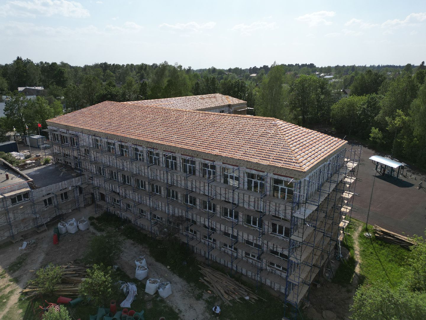 Дедовская школа , видео с коптера, образование в истре,