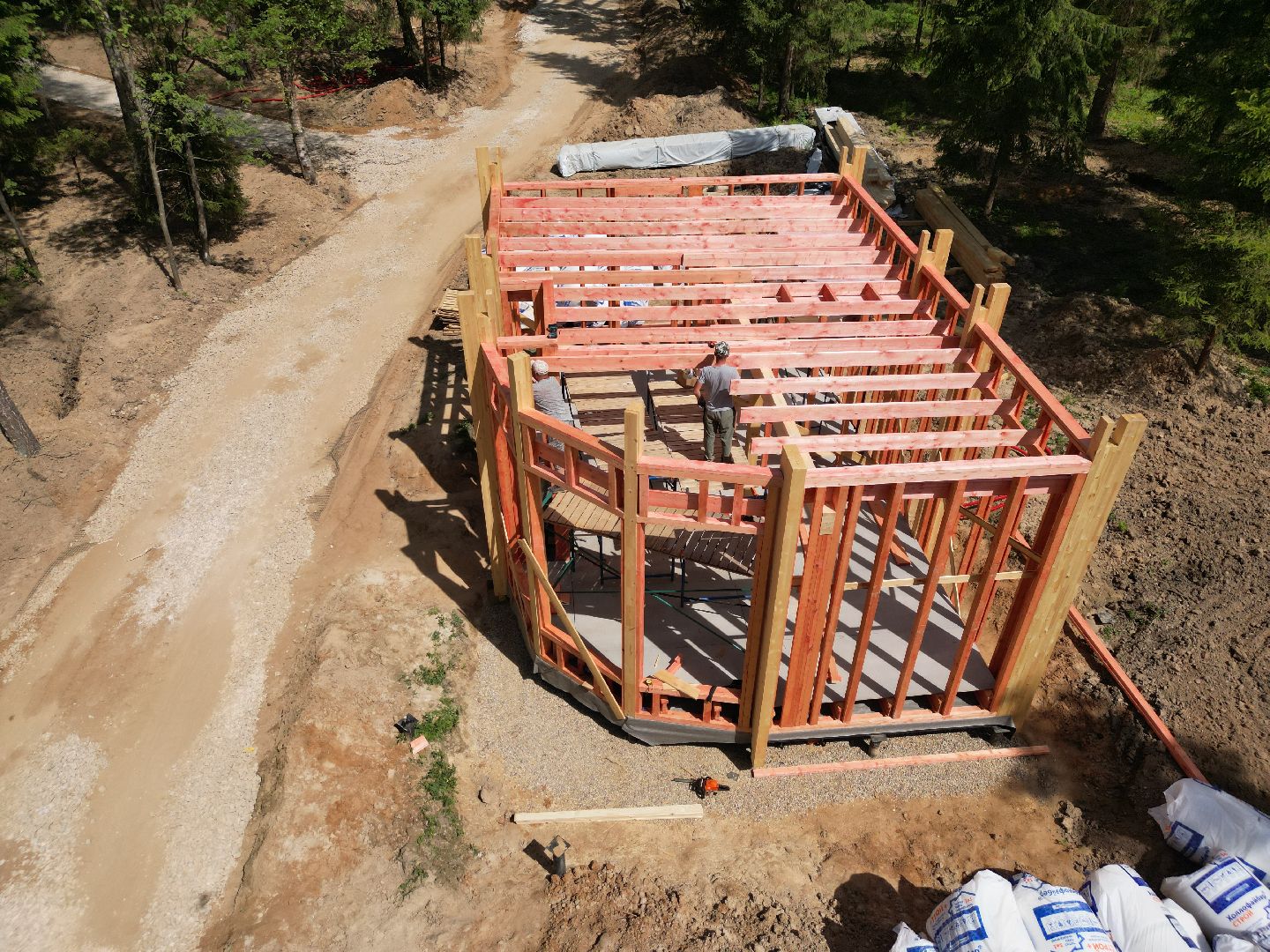видео с коптера, лесопарк Соколка, благоустройство в истре,