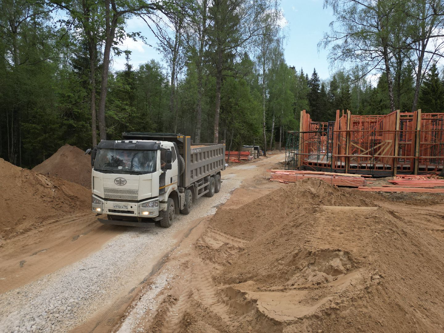видео с коптера, лесопарк Соколка, благоустройство в истре,
