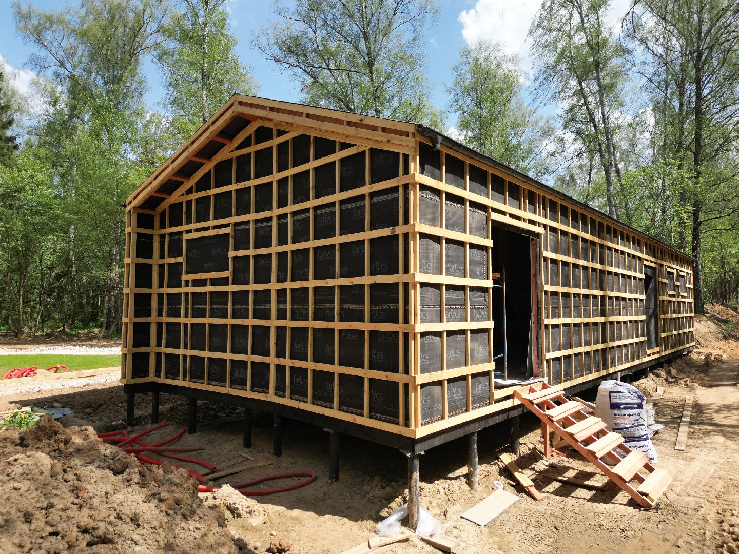 видео с коптера, лесопарк Соколка, благоустройство в истре,
