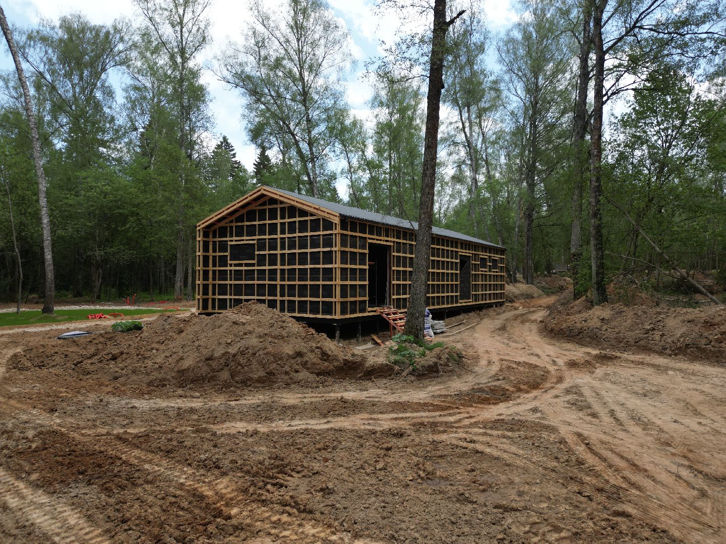 видео с коптера, лесопарк Соколка, благоустройство в истре,