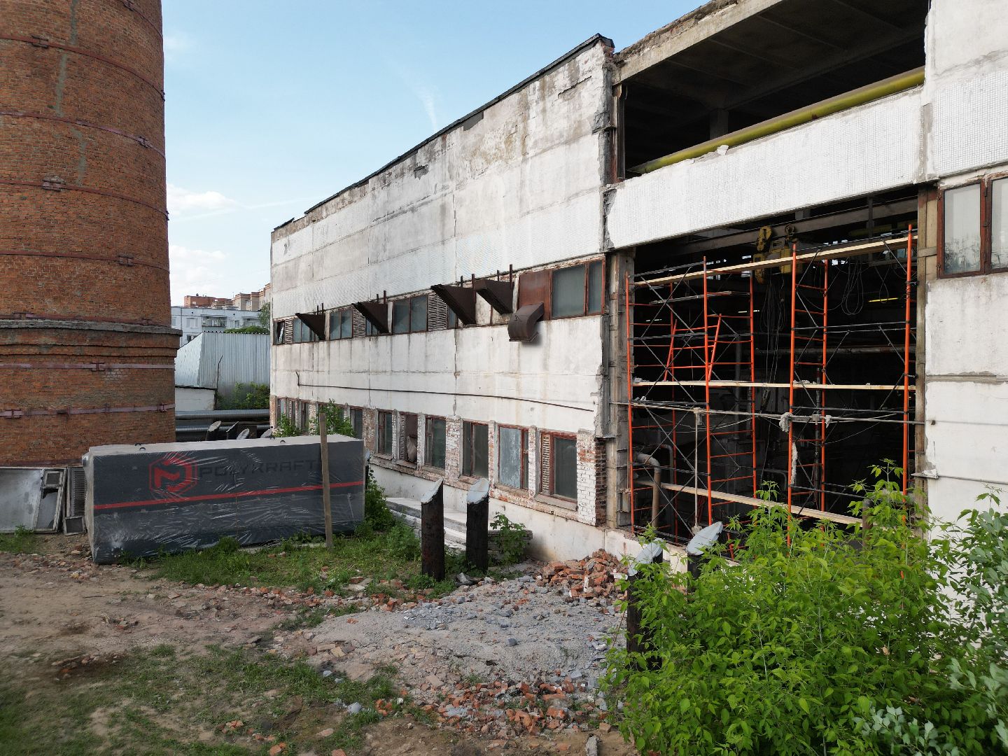 видео с коптера, котельная 8 в Истре, Дедовская котельная,