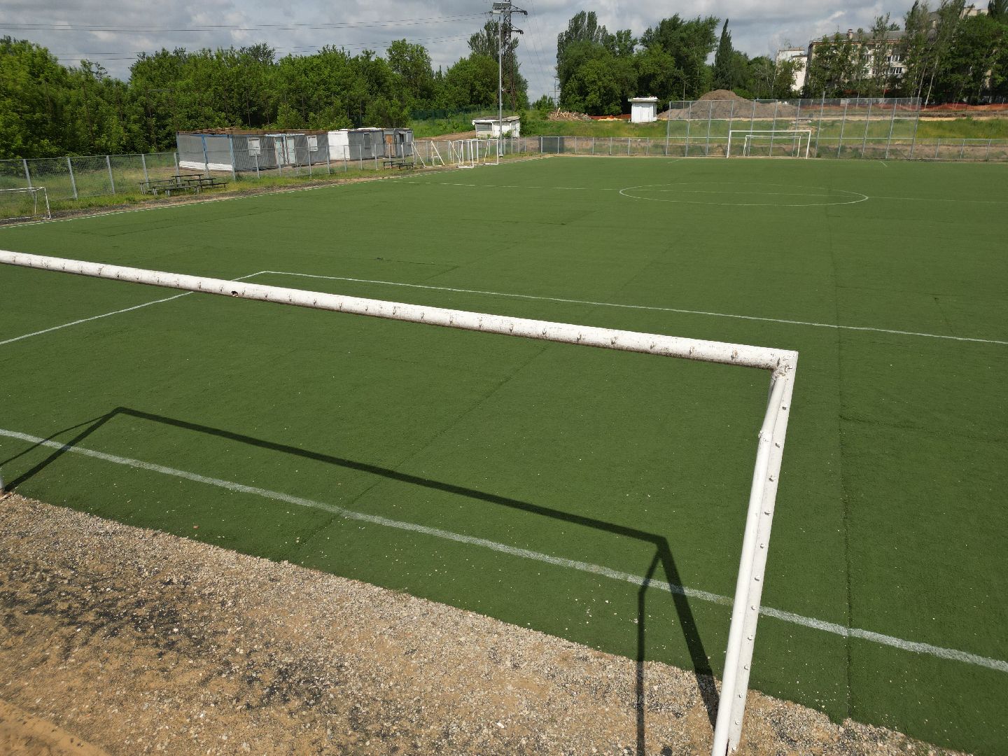 видео с коптера, стадион полет, спорт в лыткарине,