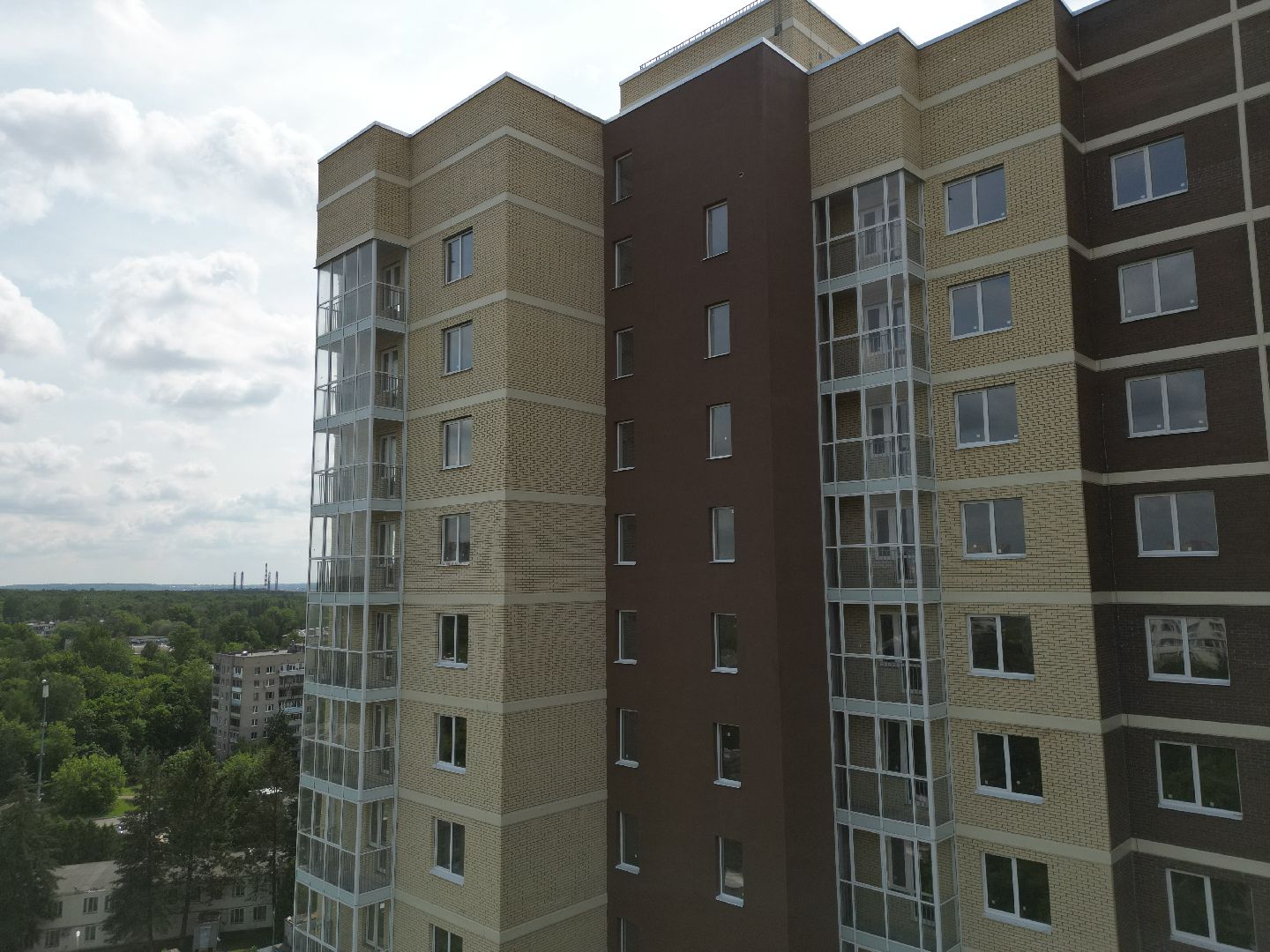 видео с коптера, переселение из ветхого жилья,