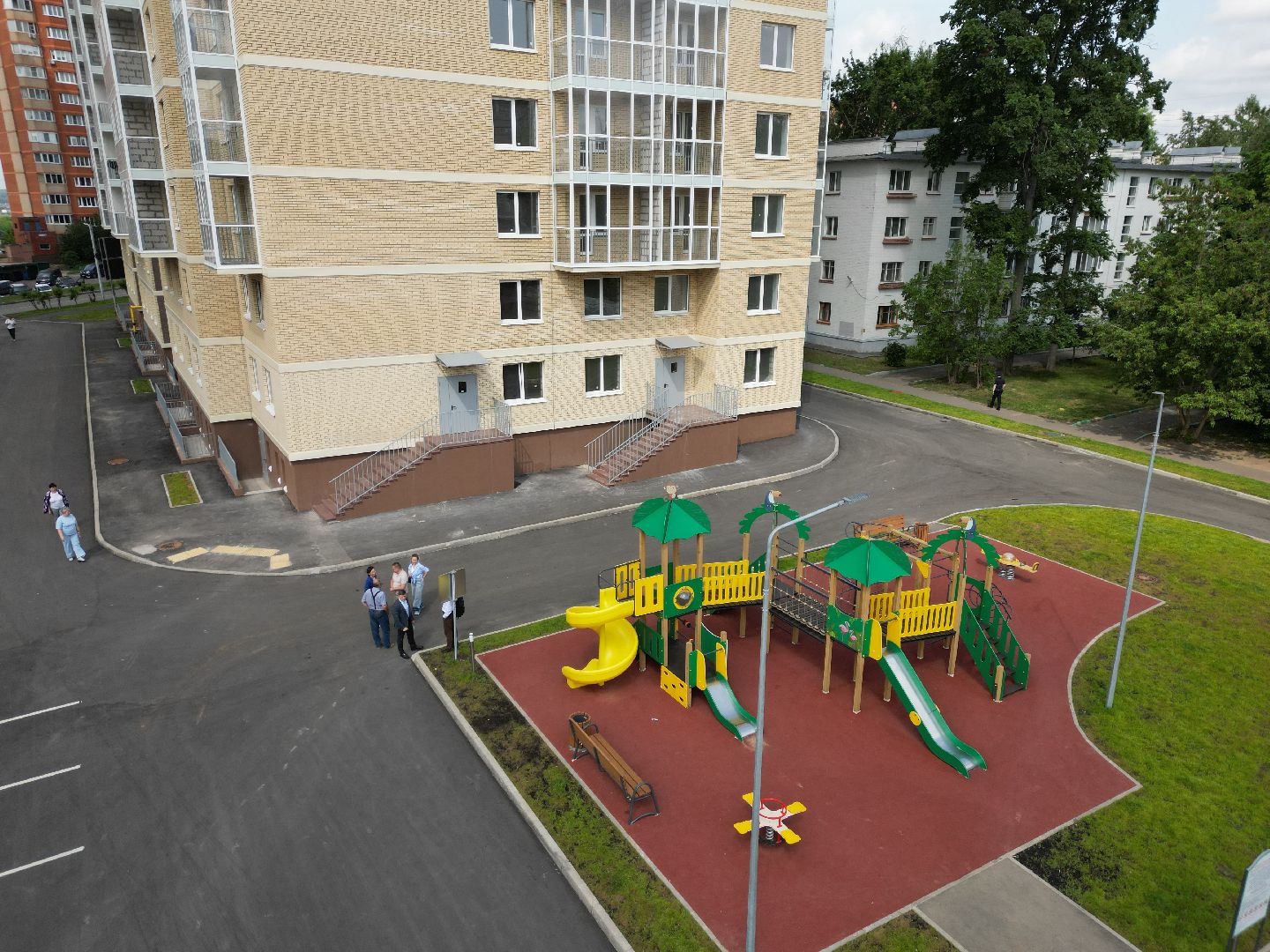 видео с коптера, переселение из ветхого жилья,