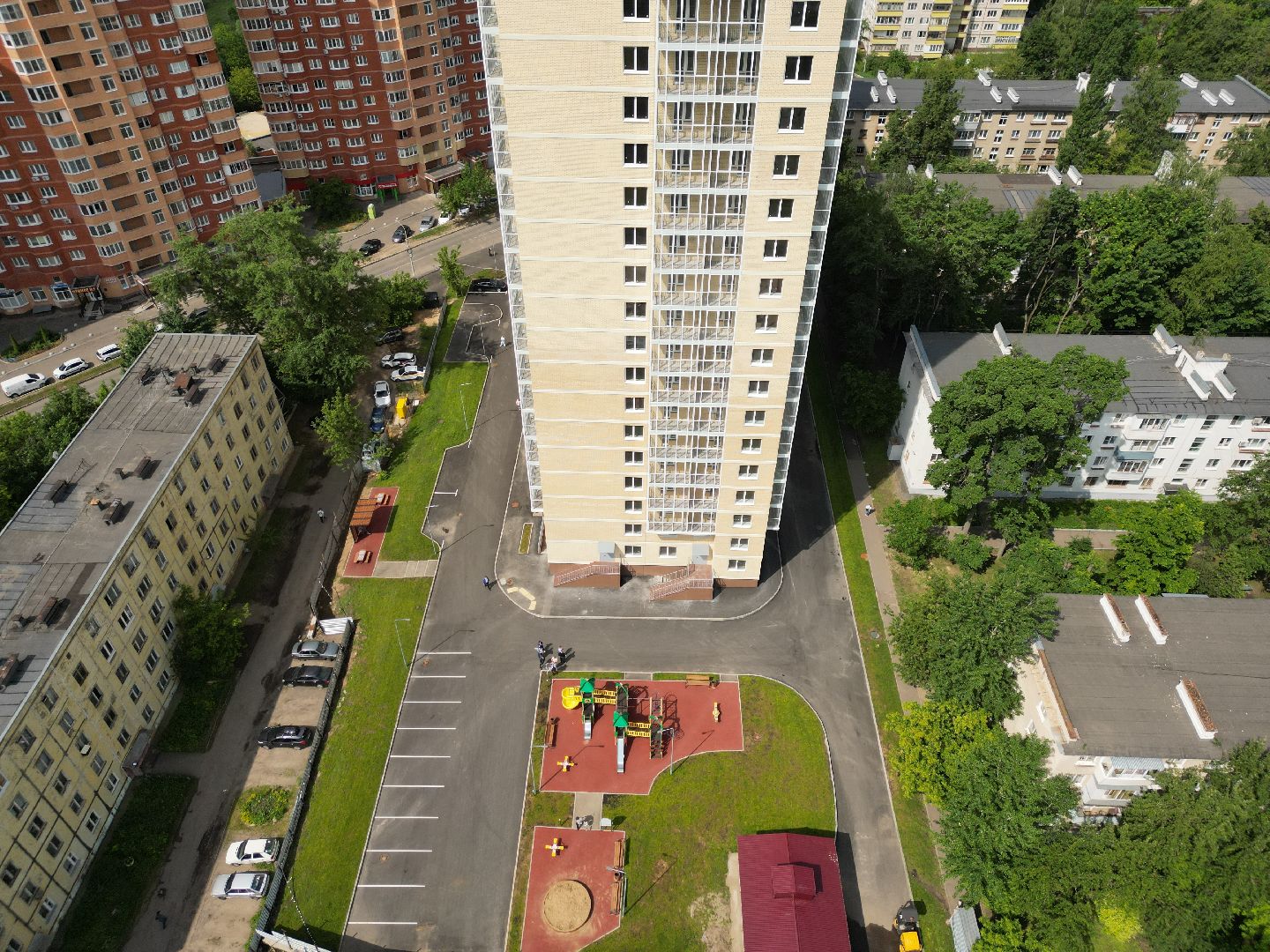 видео с коптера, переселение из ветхого жилья,