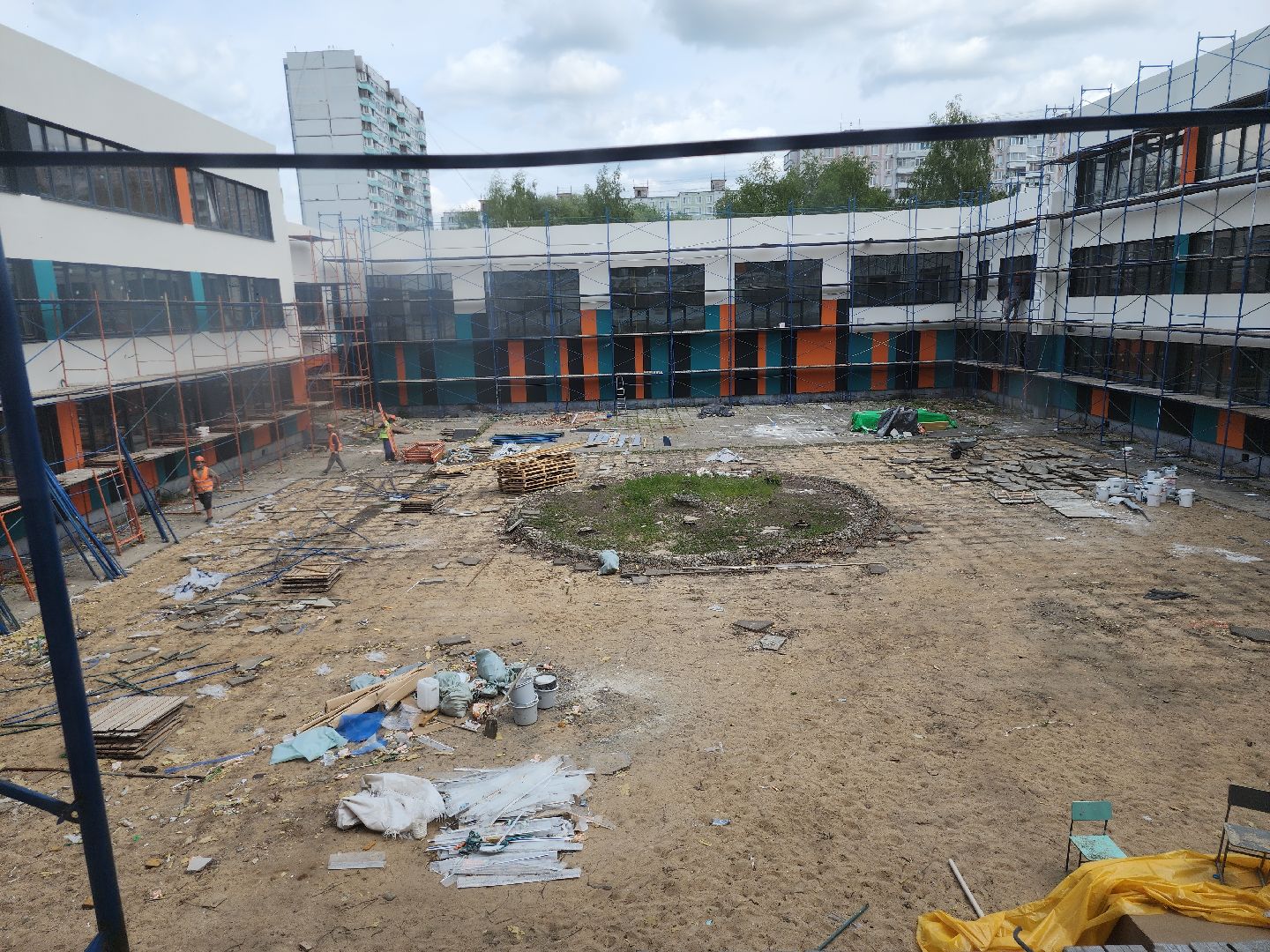 серпухов, капремонт школы, подмосковье,