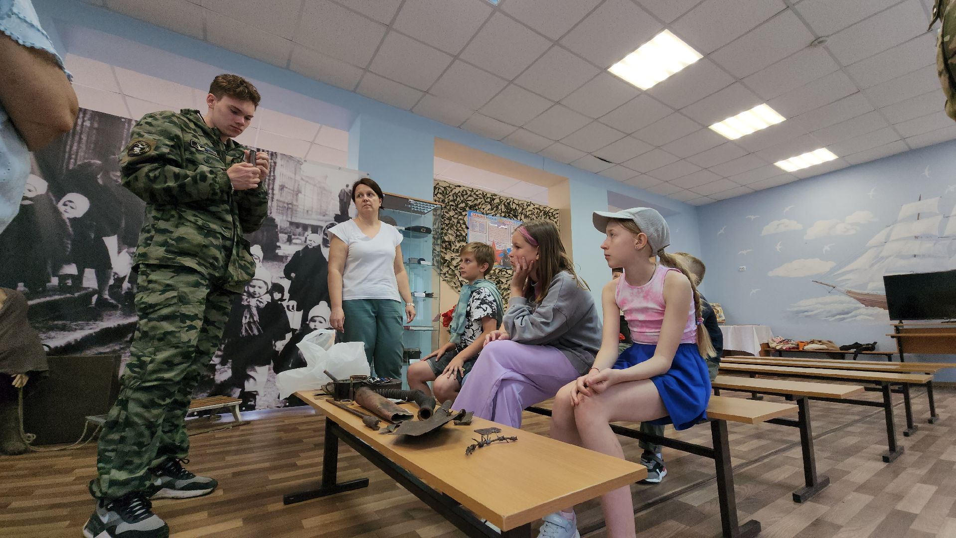 артефакты, Вов, историческая память, Музей, Школа, Лобня,