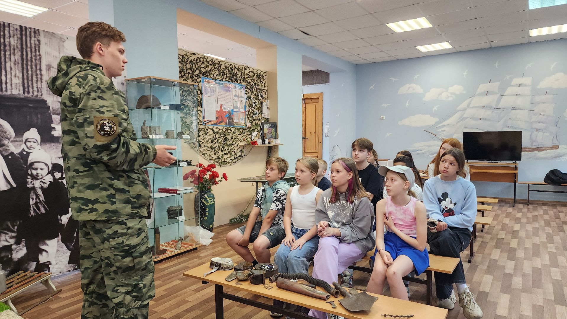 артефакты, Вов, историческая память, Музей, Школа, Лобня,