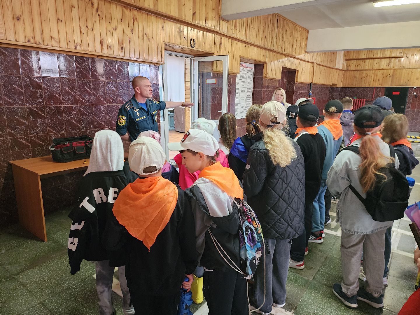 Истра, Дети, Экскурсия, Пожарная часть, Школьный лагерь,