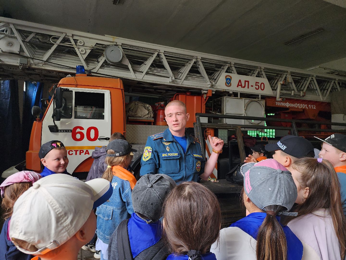 Истра, Дети, Экскурсия, Пожарная часть, Школьный лагерь,