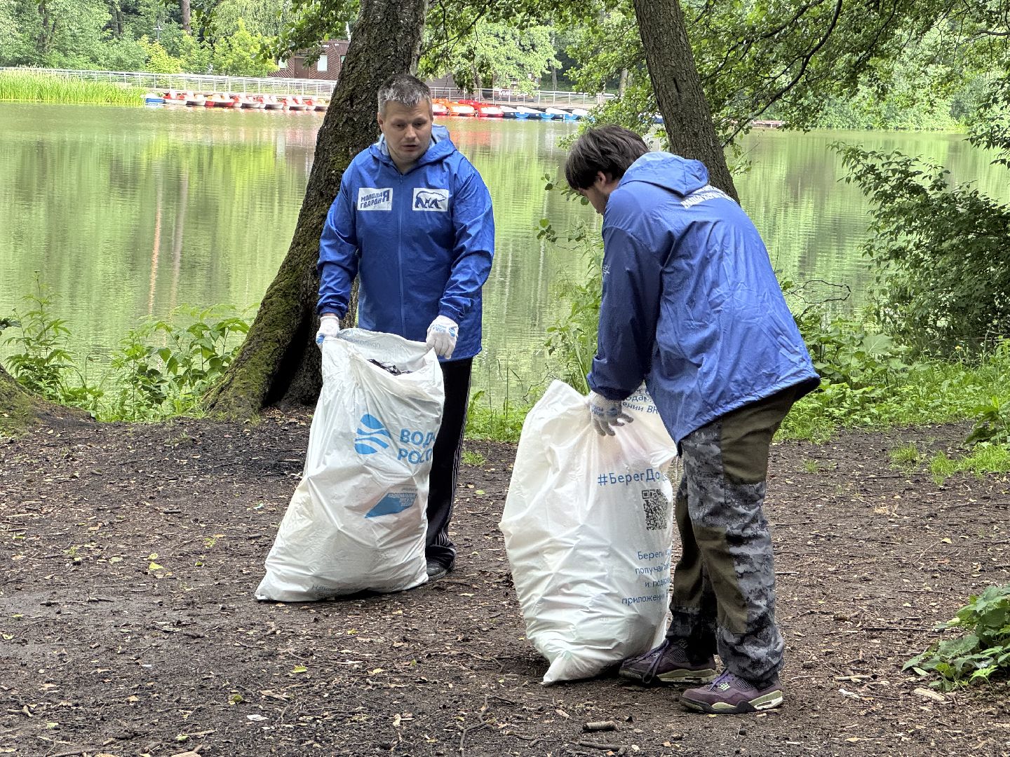 вода россии, балашиха, субботник, парк пехорка, волонтеры,