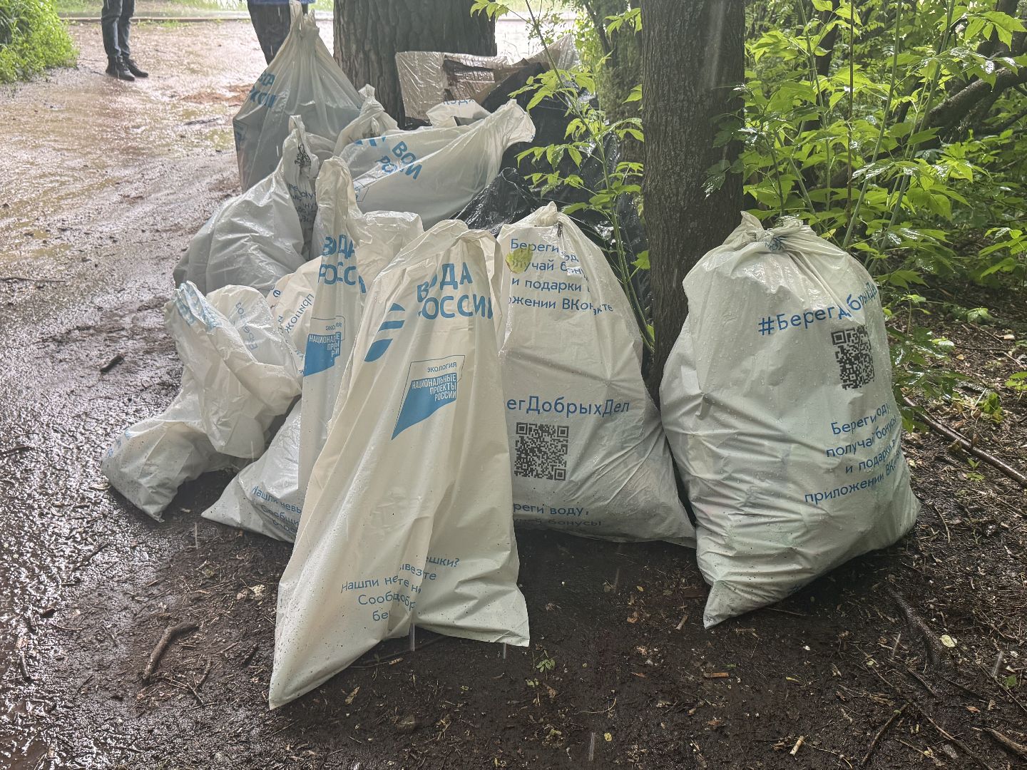 вода россии, балашиха, субботник, парк пехорка, волонтеры,