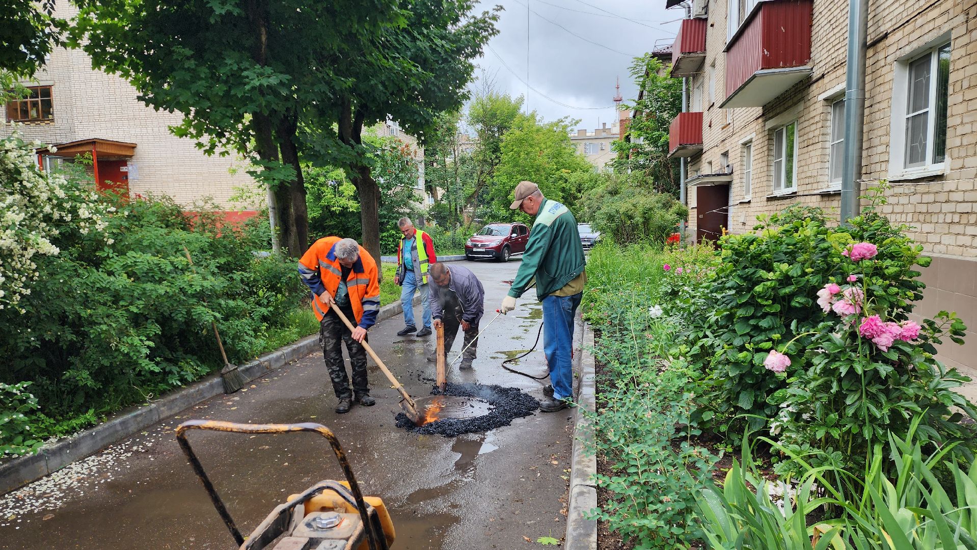 истра, благоустройство, ямочный ремонт,