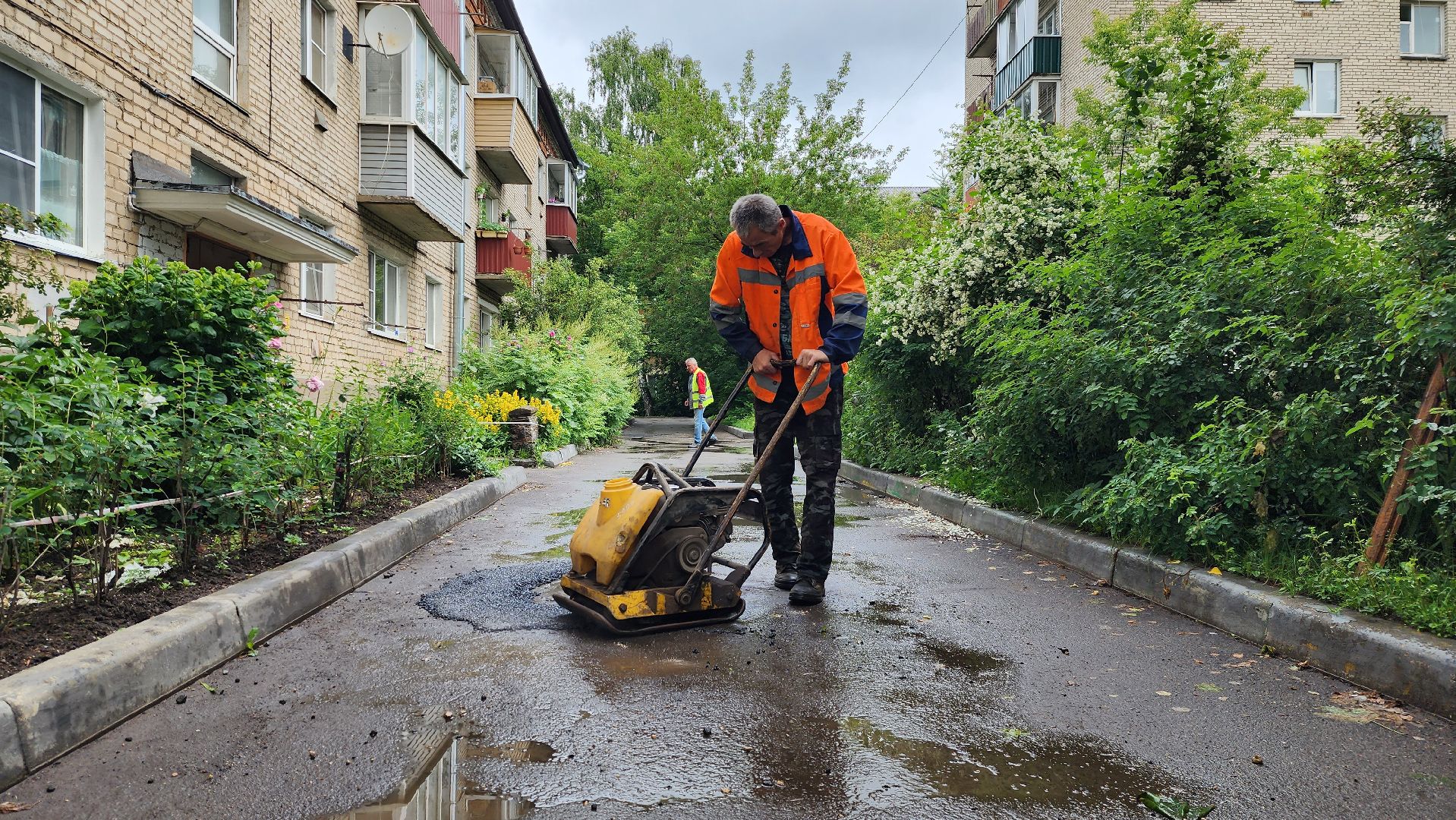 истра, благоустройство, ямочный ремонт,