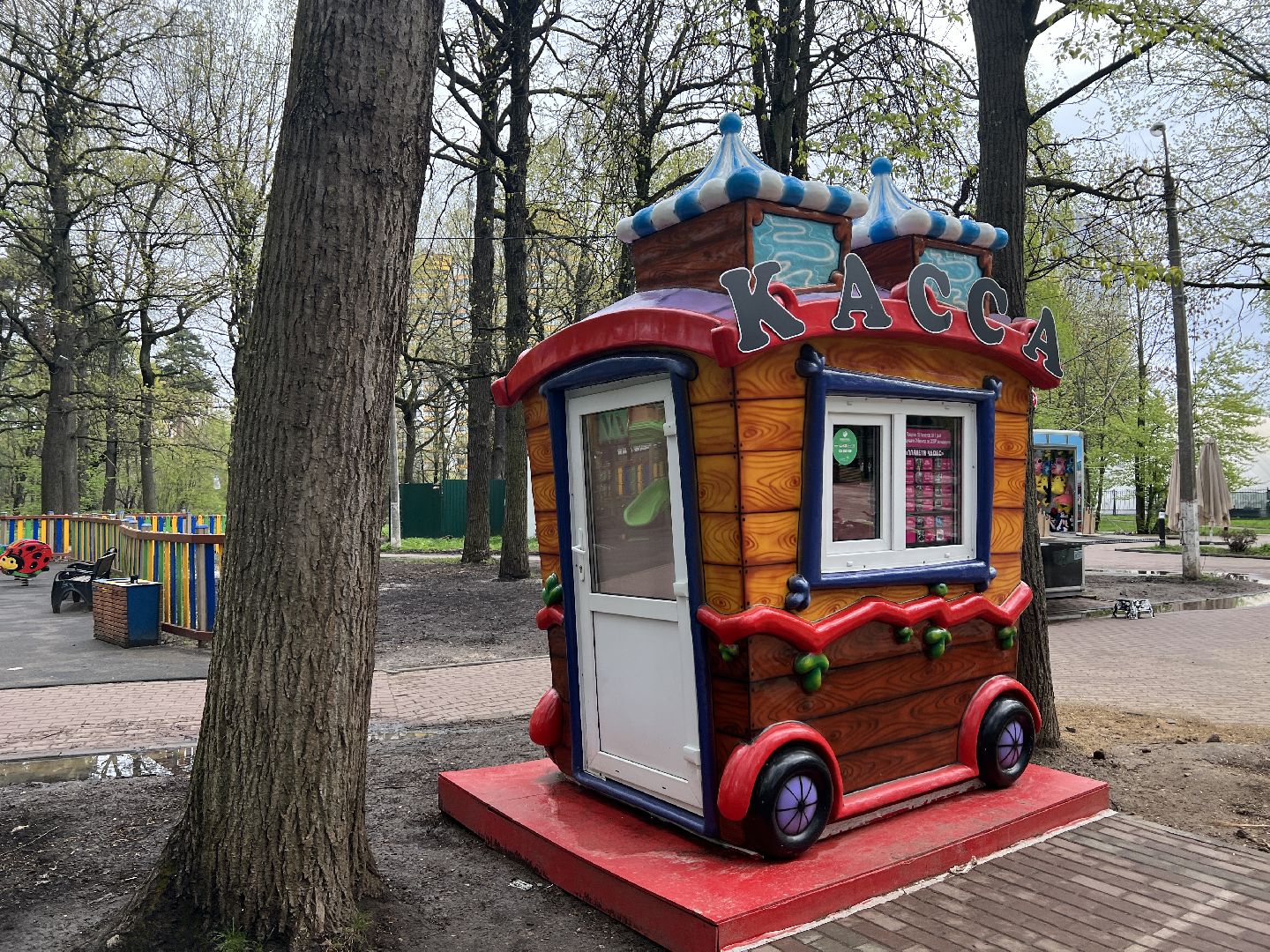 Химки, парк им.Толстого, благоустройство, досуг, дети, аттракционы, семейный отдых