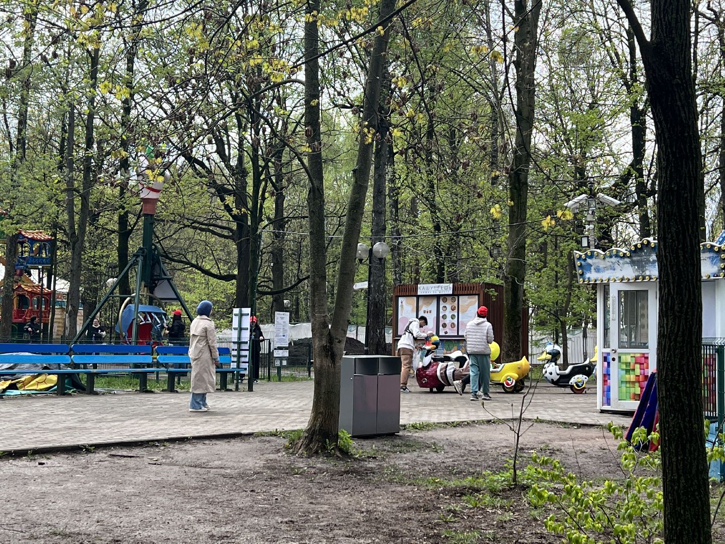 Химки, парк им.Толстого, благоустройство, досуг, дети, аттракционы, семейный отдых