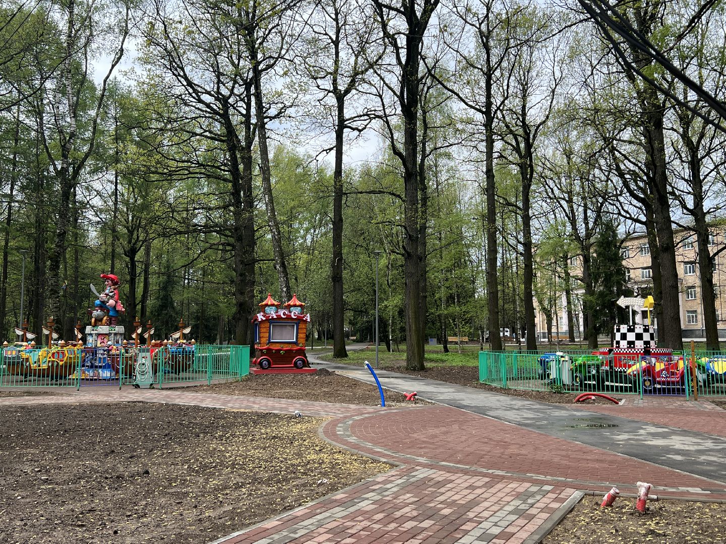 Химки, парк им.Толстого, благоустройство, досуг, дети, аттракционы, семейный отдых