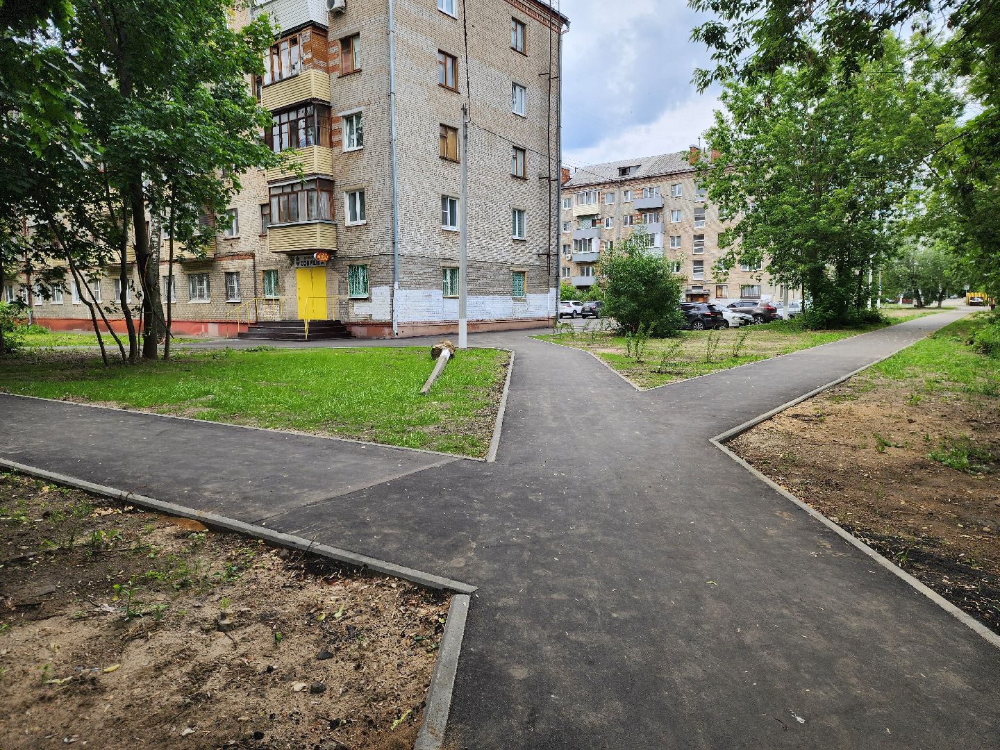 жители, двор, ремонт, благоустройство, электросталь,